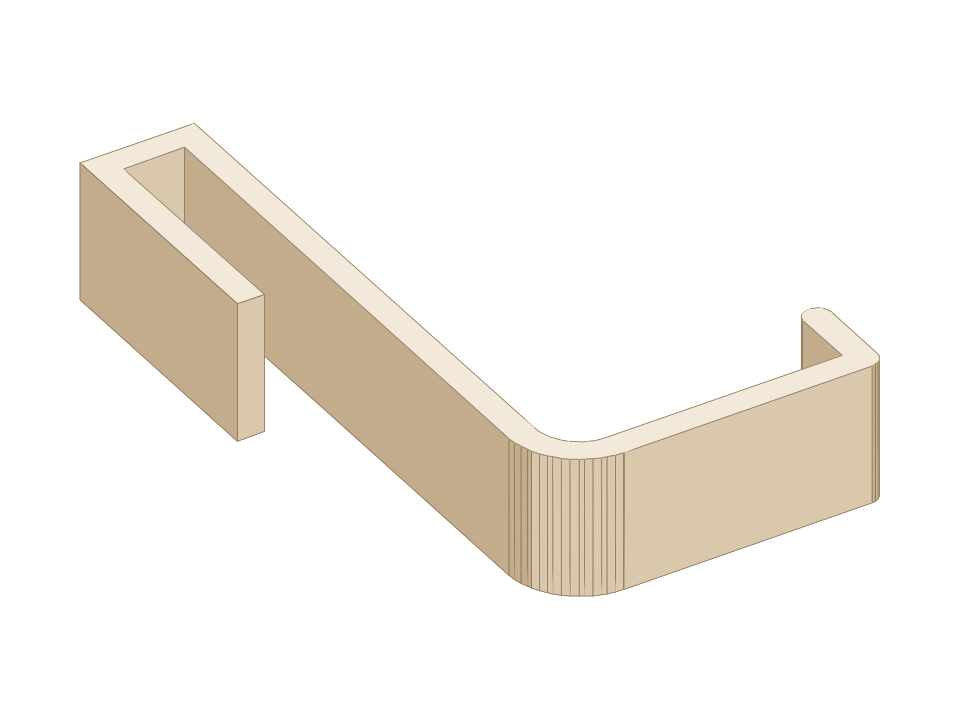 Preview of No-drill cabinet-door S hook