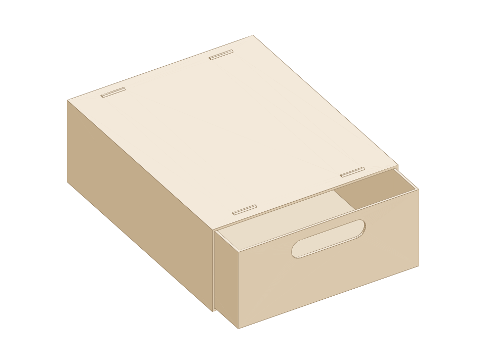 Preview of Medium stackable drawer