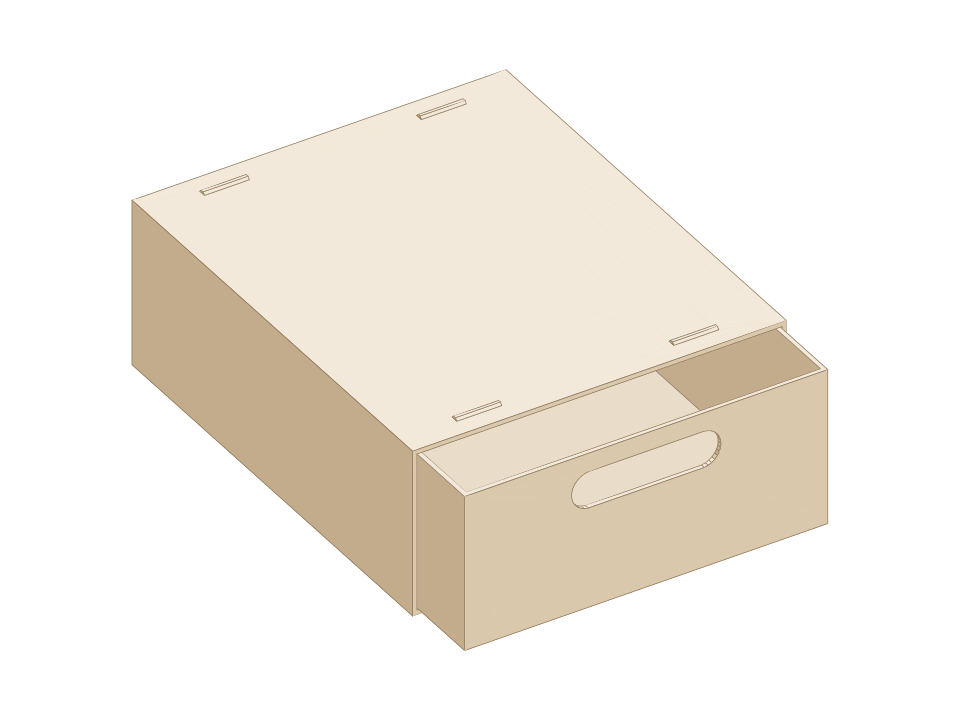Preview of Medium stackable drawer