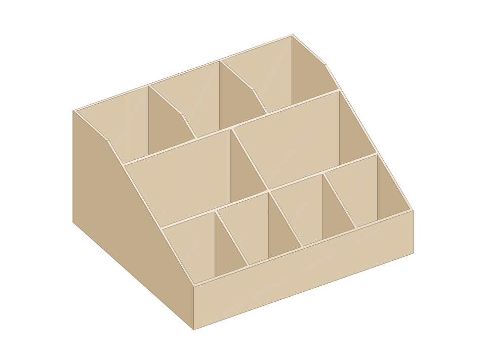 Preview of Wide studio organizer