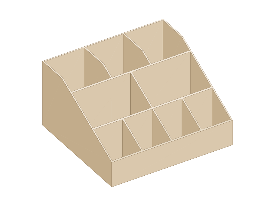 Preview of Wide studio organizer
