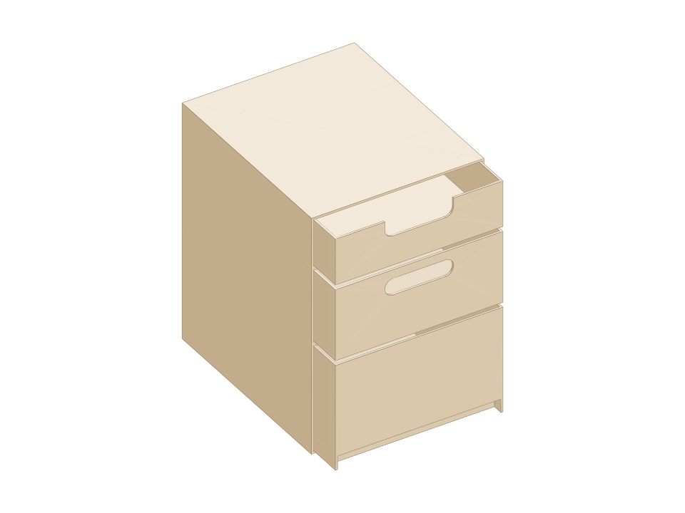 Preview of Three-drawer tower